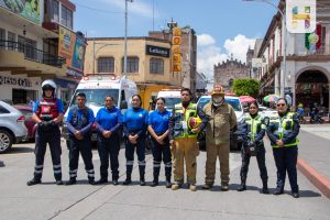 ​El Gobierno Municipal y diversas instituciones educativas, participaron en el Segundo Simulacro Nacional 2025
