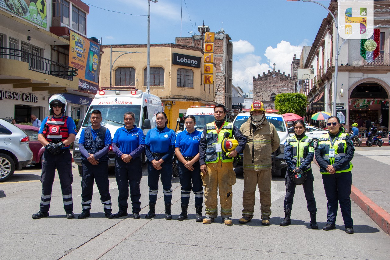​El Gobierno Municipal y diversas instituciones educativas, participaron en el Segundo Simulacro Nacional 2025
