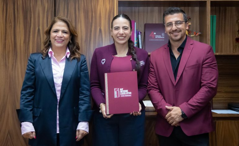 Diputado Toño Mendoza entrega su Primer Informe Legislativo ante el Congreso del Estado de Michoacán