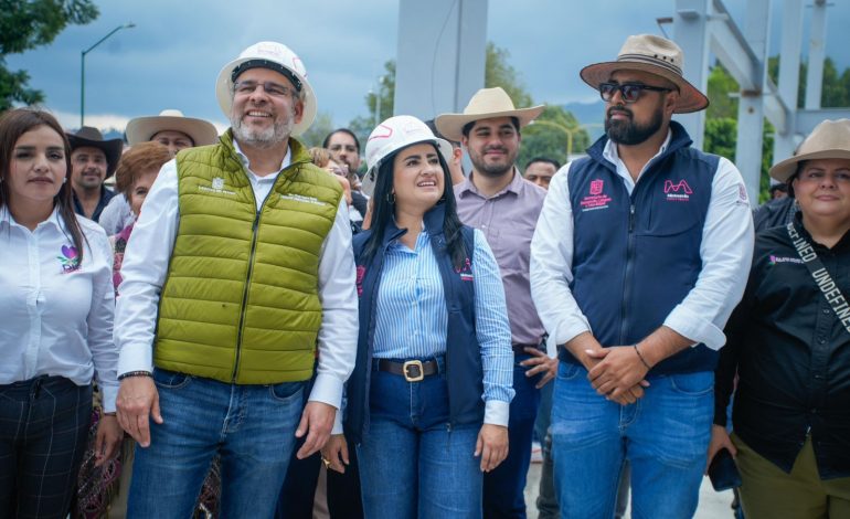 Gladyz Butanda continúa construyendo obras complementarias del teleférico en Uruapan