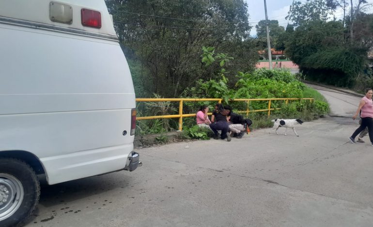 Motociclista Lesionada en Accidente en Zitácuaro