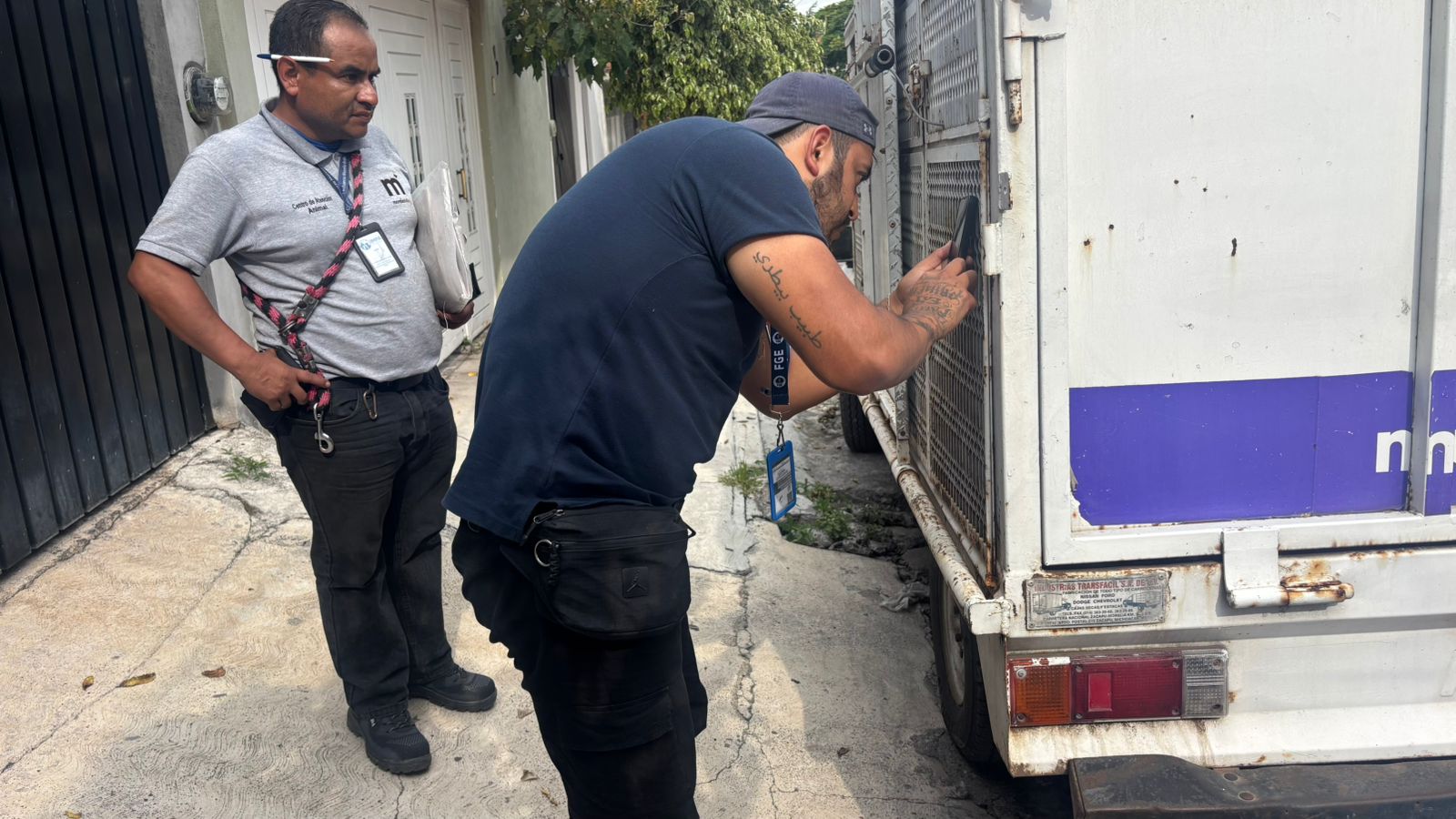 Rescata FGE a dos caninos en Morelia, tras denuncia por maltrato animal