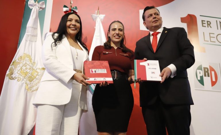 Diputados del Grupo Parlamentario del PRI presentan su Primer Informe Legislativo