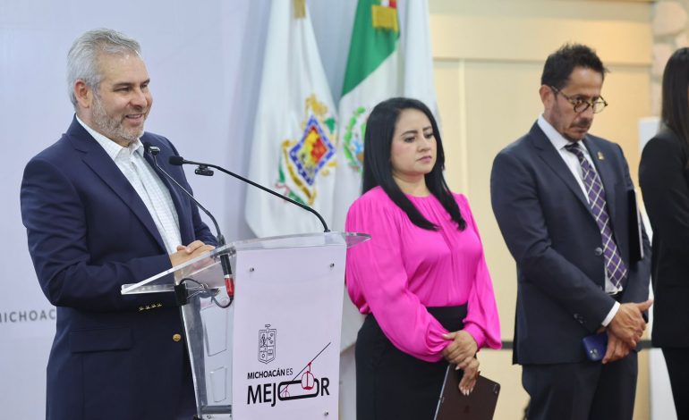 Al 90 %, el nivel de presas en Michoacán: Bedolla