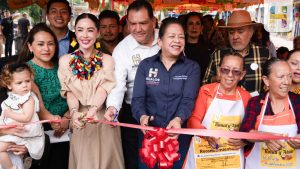​Jeovana Alcántar, inauguró la XXII Feria del Tamal y Atole que se lleva a cabo del 14 al 16 de septiembre.