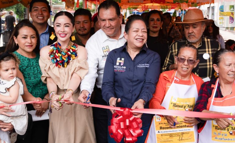 ​Jeovana Alcántar, inauguró la XXII Feria del Tamal y Atole que se lleva a cabo del 14 al 16 de septiembre.