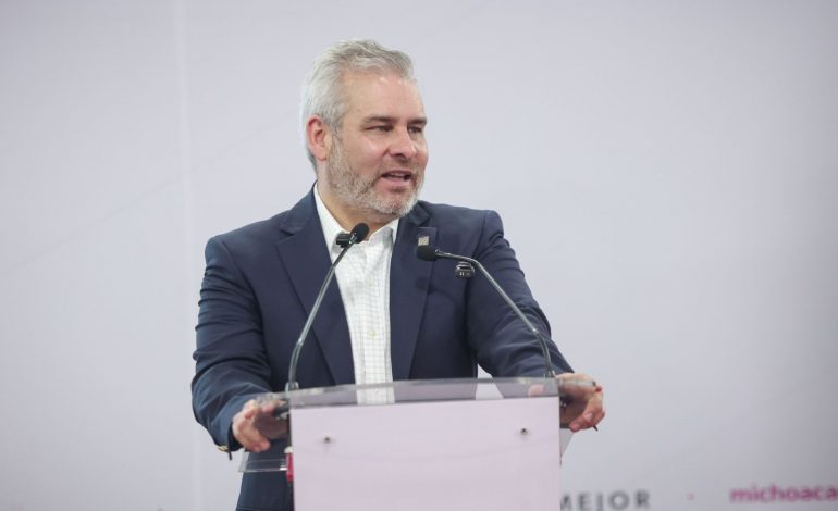 Avanzan en tiempo y forma las obras que realiza el Gobierno estatal en Uruapan: Bedolla