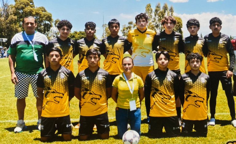 Equipo juvenil de fútbol Lobos representa a Hidalgo en GIMNASIADAS NACIONALES Puebla 2025