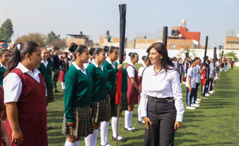 Participarán más de 4 mil 200 estudiantes en el desfile cívico-militar: Gabriela Molina