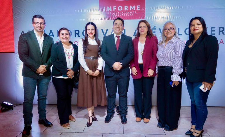 Iván Vera rinde su Primer Informe de Actividades Legislativas en el Congreso de Michoacán