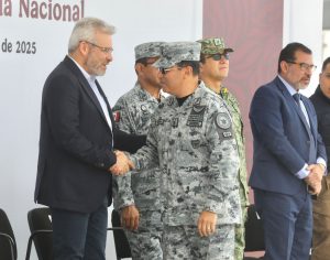Inaugura Bedolla cuartel regional de la Guardia Nacional en Tarímbaro.