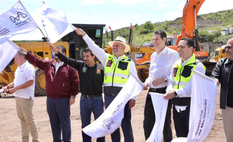 Con 500 mdp, arranca Bedolla obra del segmento 5 del segundo anillo periférico de Morelia
