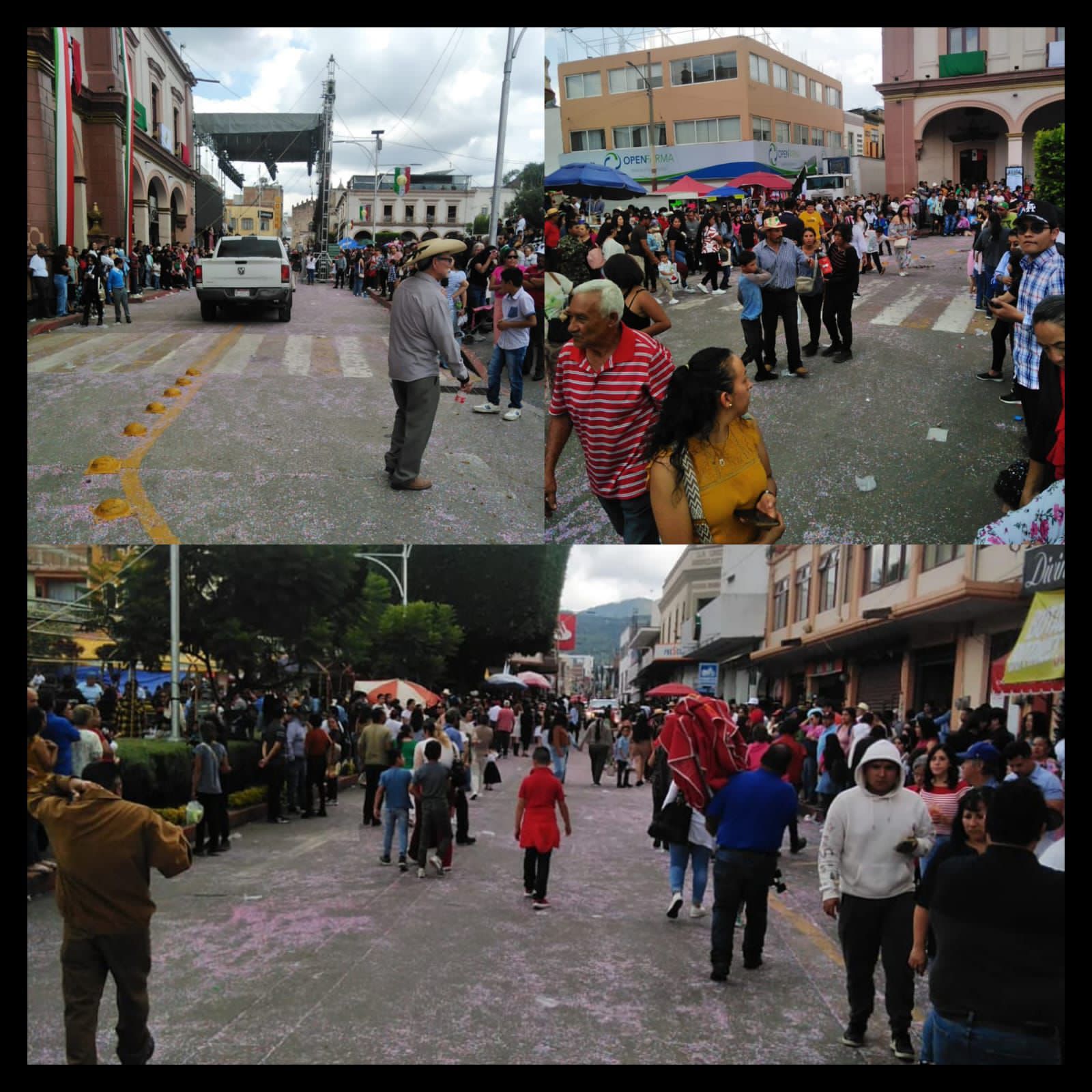 Finalizan festejos del Grito de Independencia en Ciudad Hidalgo con saldo blanco, informa la Policía Municipal.