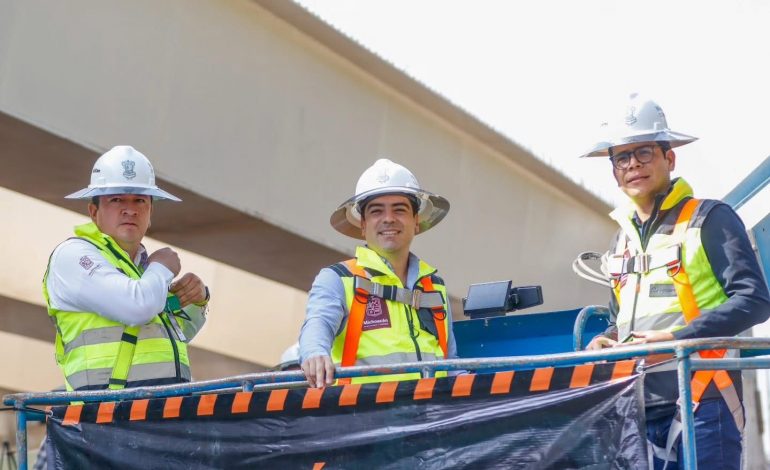 Avanzan firmes los trabajos en el distribuidor vial La Hielera: Zarazúa Sánchez.
