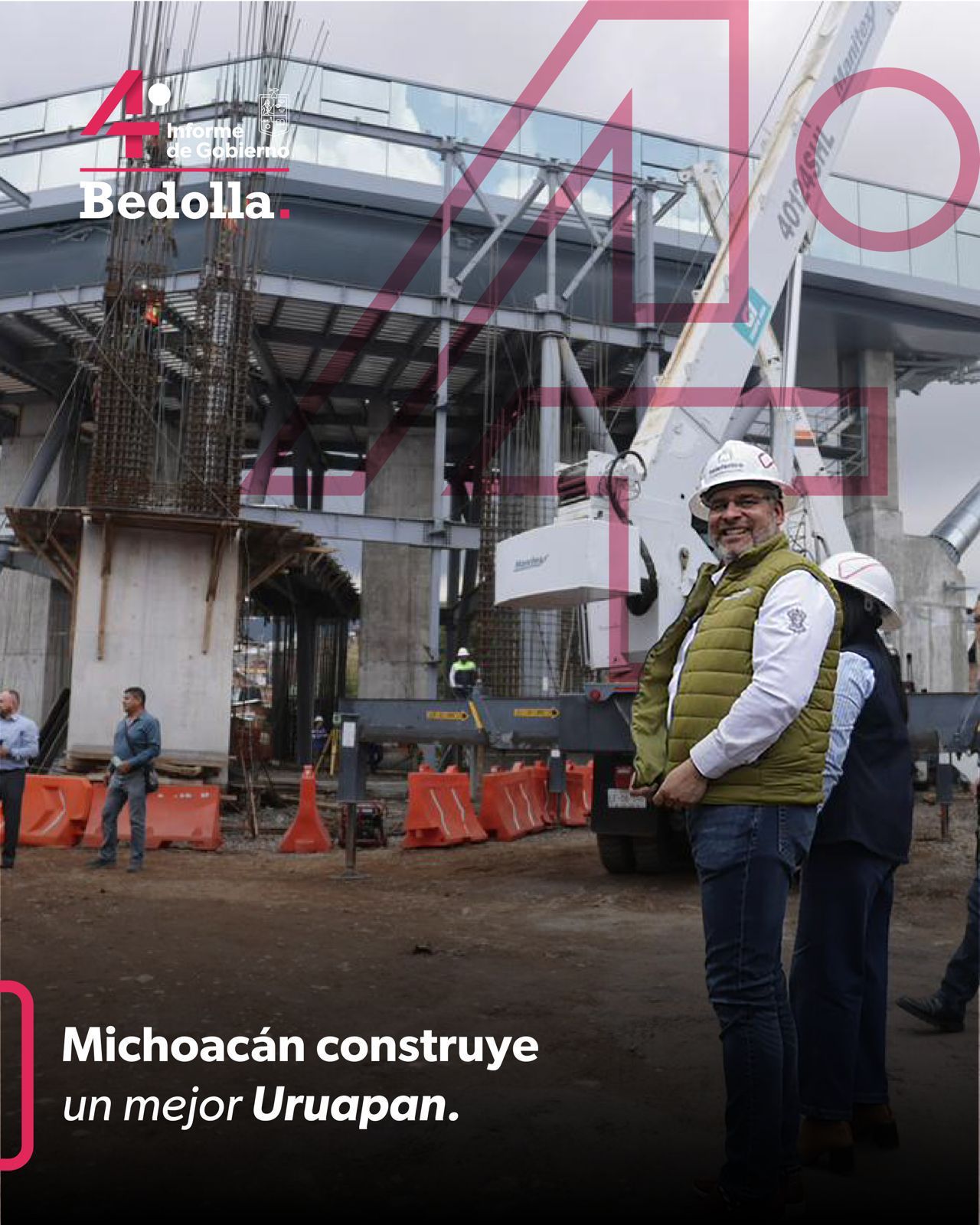 Uruapan, con la mayor inversión en infraestructura en los últimos 50 años: Bedolla.