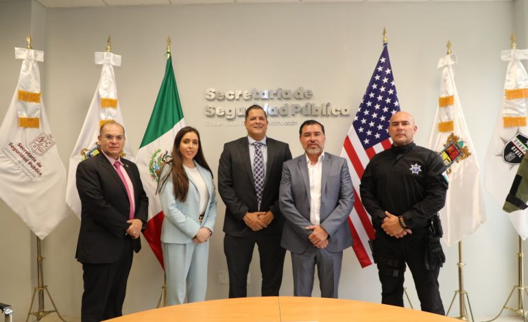 SSP fortalece lazos de cooperación con la Embajada de Estados Unidos.
