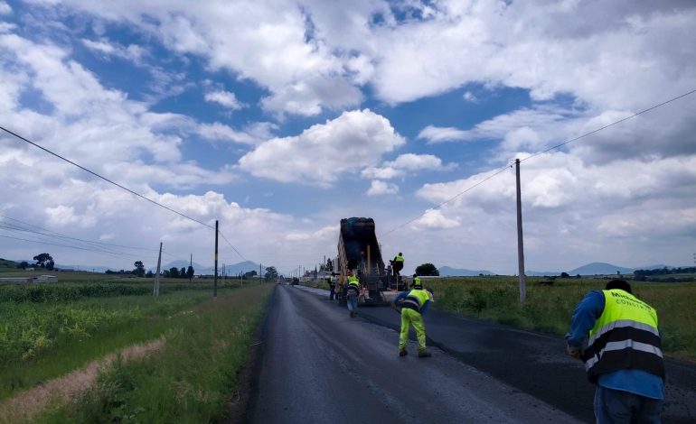 Avanza rehabilitación de la vía Pomoca-Contepec: Zarazúa Sánchez.