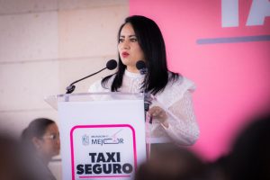Viajar en taxi ya es seguro para las mujeres michoacanas: Gladyz Butanda.
<br>