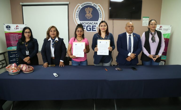Ratifican FGE Michoacán y CAMIA Cherán convenio de colaboración para fortalecer el acceso a la justicia de mujeres indígenas