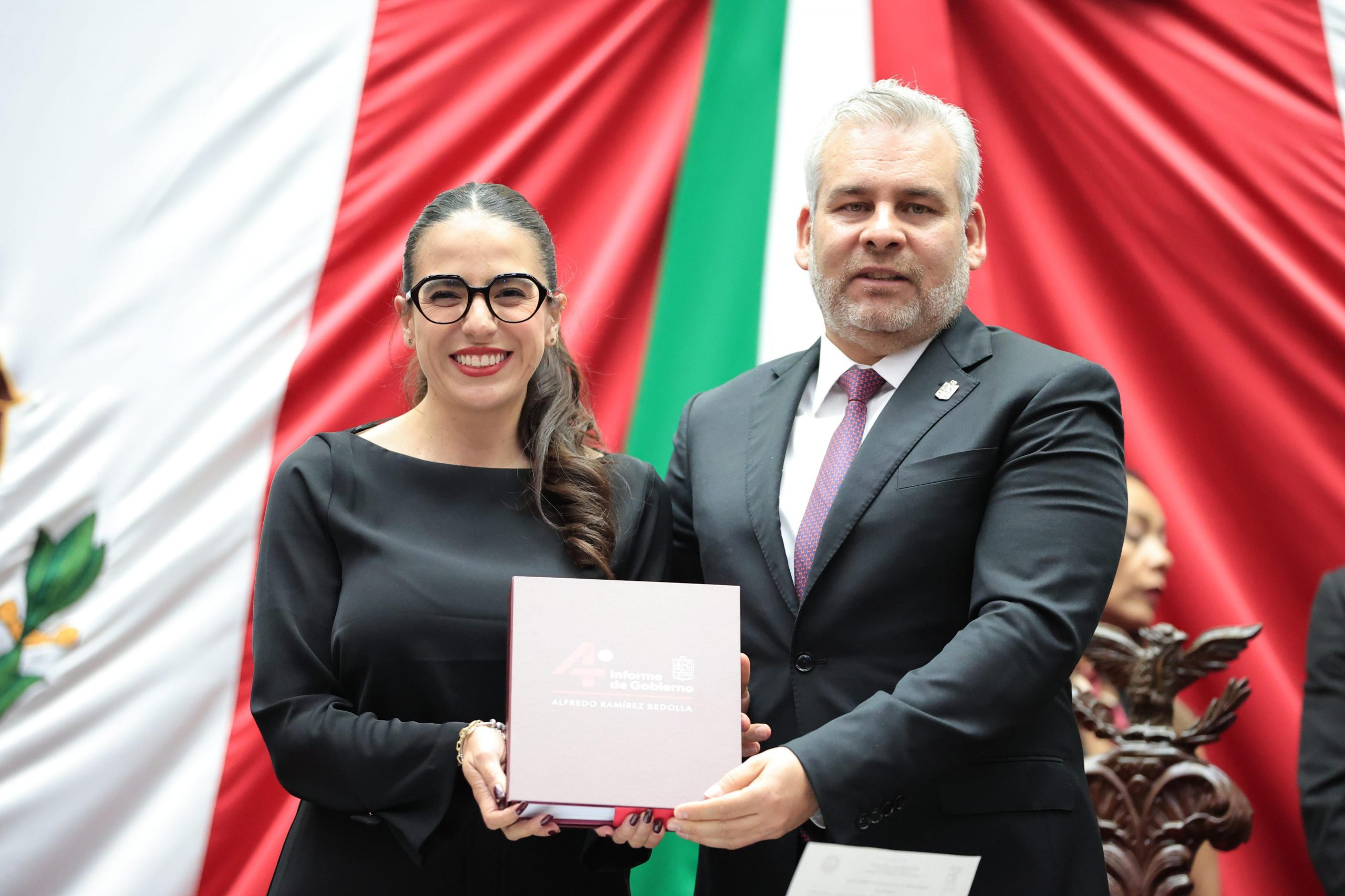 Congreso recibe el Cuarto Informe de Gobierno del gobernador Alfredo Ramírez Bedolla.
