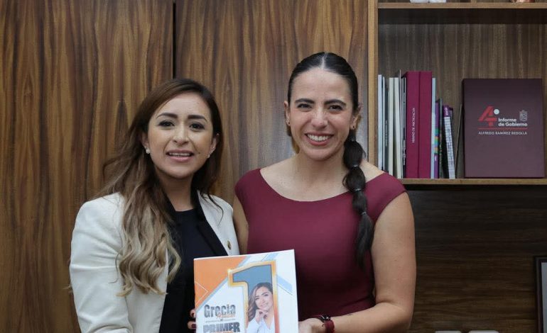 Grecia Aguilar presentó su primer informe legislativo.