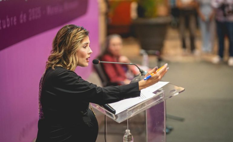 Coincide Brissa Arroyo con Marcela Lagarde en que una de las grandes enseñanzas del movimiento feminista, es que es pacifista