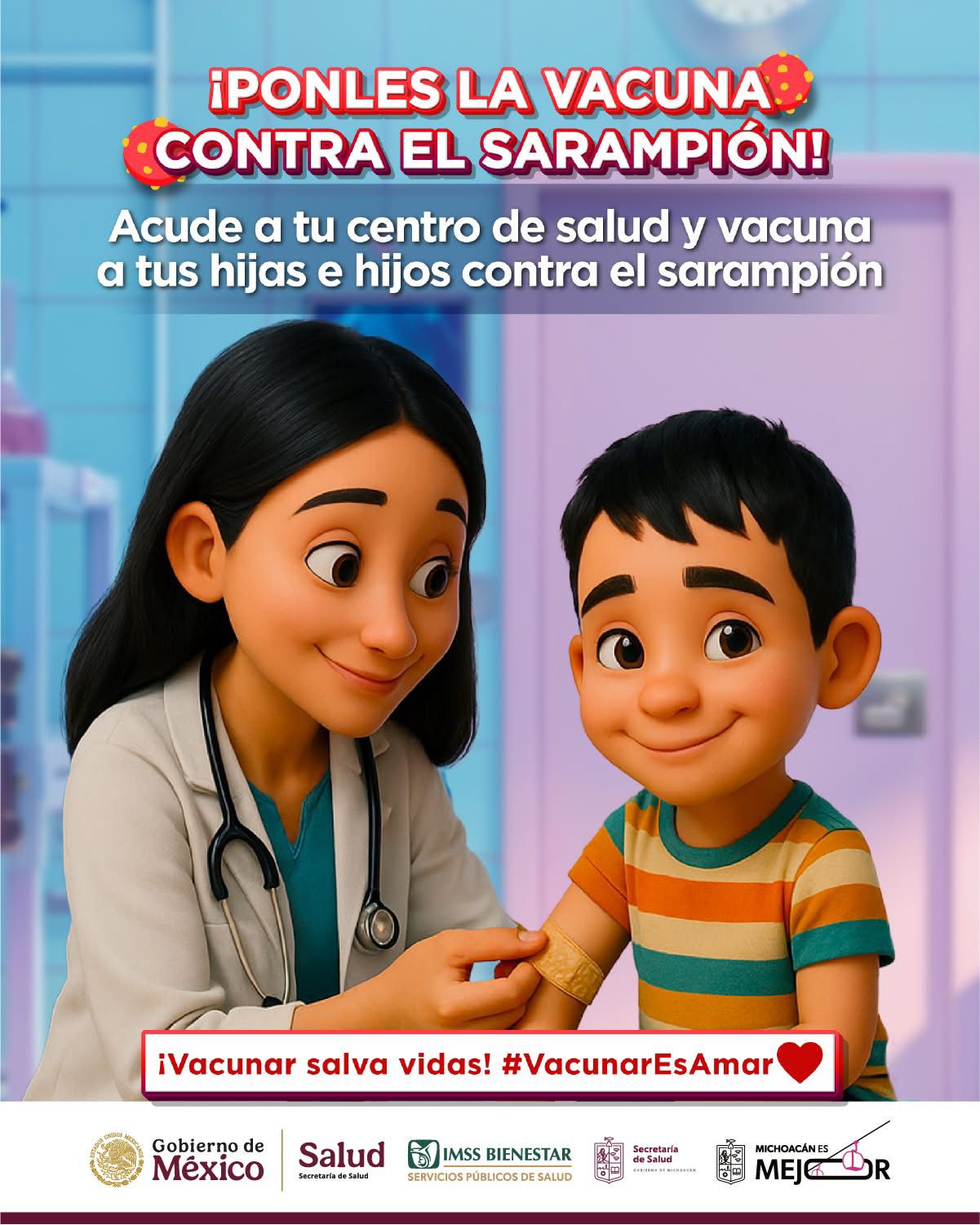 Disponibles más de 200 mil dosis de vacunas contra el sarampión: SSM