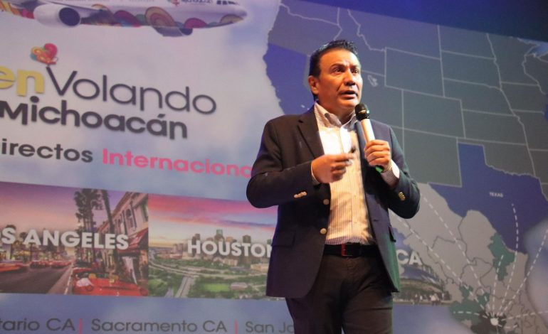 Llegada aérea de pasajeros a Michoacán crece más del 19 % en este septiembre: Sectur