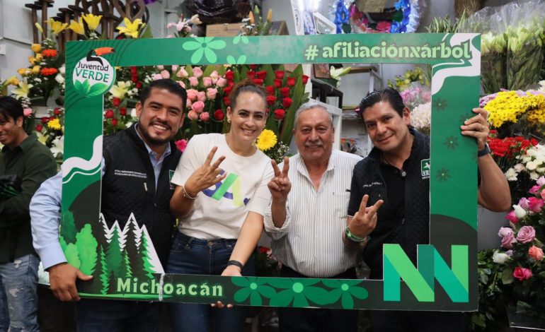 El Verde Michoacán crece en militancia y cumple compromisos donde gobierna
