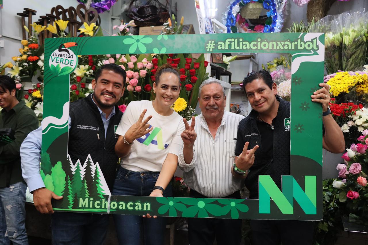El Verde Michoacán crece en militancia y cumple compromisos donde gobierna