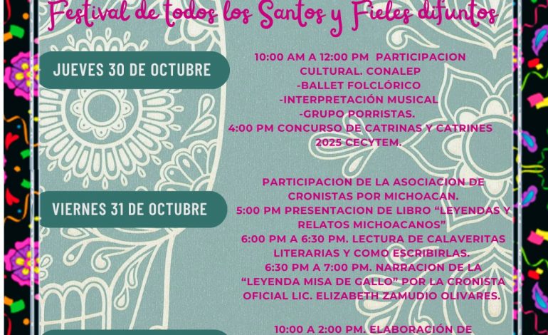 MUSEO TLAXIMALOYAN CELEBRA DÍA DE MUERTOS CON FESTIVAL CULTURAL