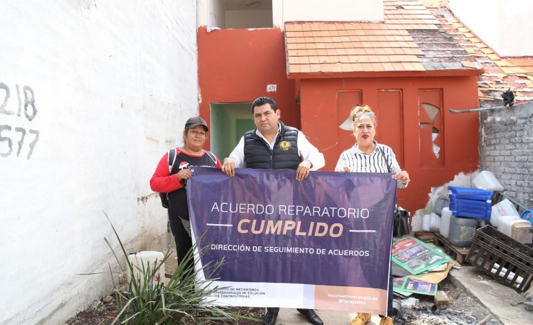 Restituye FGE inmueble en Tarímbaro a su legítima propietaria tras celebrar acuerdo reparatorio