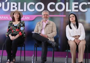 ¡Renovación en marcha! Uruapan recibirá primeros 80 camiones de transporte público: Bedolla
