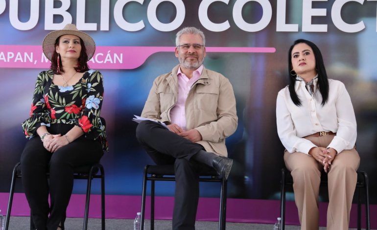¡Renovación en marcha! Uruapan recibirá primeros 80 camiones de transporte público: Bedolla