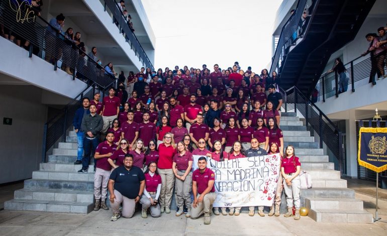 A reforzar estrategias para su crecimiento profesional, se compromete Yarabí Ávila con estudiantes de Seguridad Pública