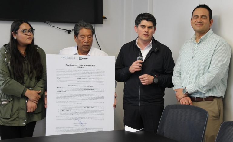 Toño Ixtláhuac paga 80 millones de pesos al SAT por deuda heredada de los años 2017, 2018, 2019, 2020 y 2021
