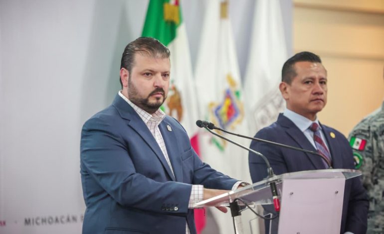Refuerza Michoacán operativos y vigilancia en límites con Jalisco: Raúl Zepeda