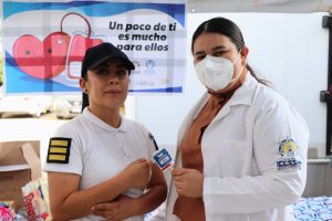 Cadetes donan sangre en apoyo a la niñez y adolescencia con cáncer