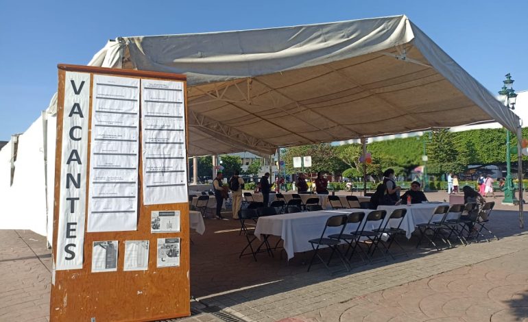 Zitácuaro fortalece la vinculación laboral con la Quinta Feria de Empleo