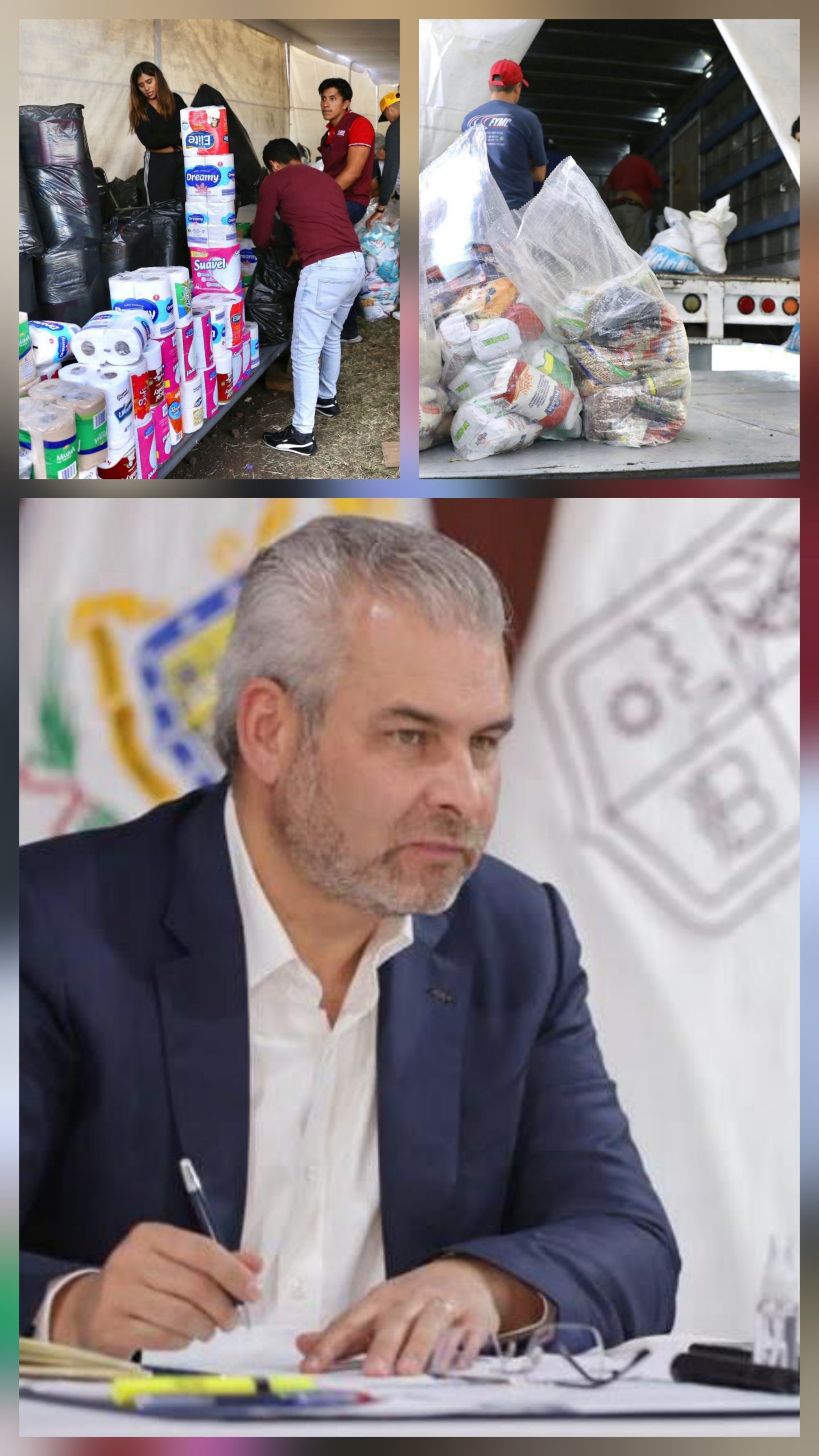 Michoacán abrirá centro de acopio para apoyar a damnificados por lluvias en 5 estados: Bedolla.