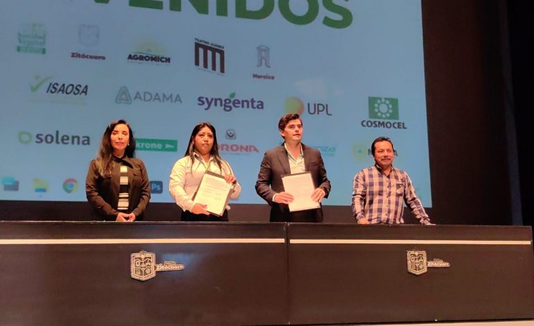 Firman convenio de colaboración el Ayuntamiento de Zitácuaro y Agromich para fortalecer el campo michoacano