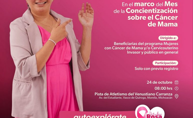 Convoca Sedebi a la tercera edición de la Caminata Rosa