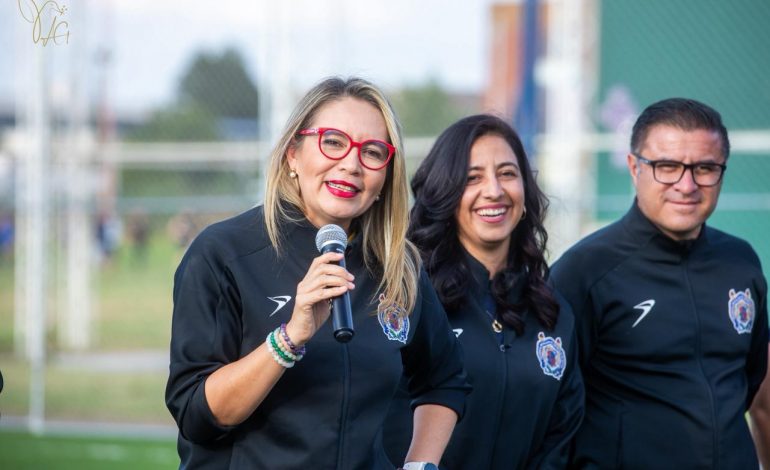 Queremos que las niñas y niños se sientan nicolaitas: Yarabí Ávila; arranca el Centro de Formación de Fútbol “La Madriguera”