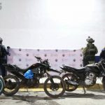 Fuerzas estatales y federales aseguran a 8 personas, armamento y droga en Puruándiro
