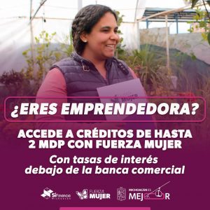 ¿Eres emprendedora? Accede a créditos de hasta 2 mdp con Fuerza Mujer