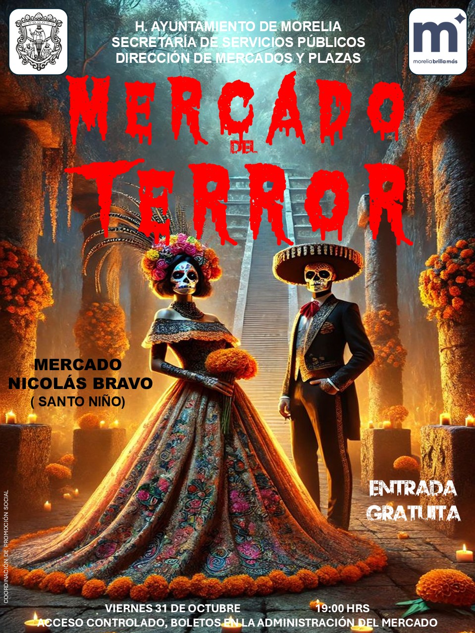 Gobierno de Morelia invita al «Mercado del Terror»