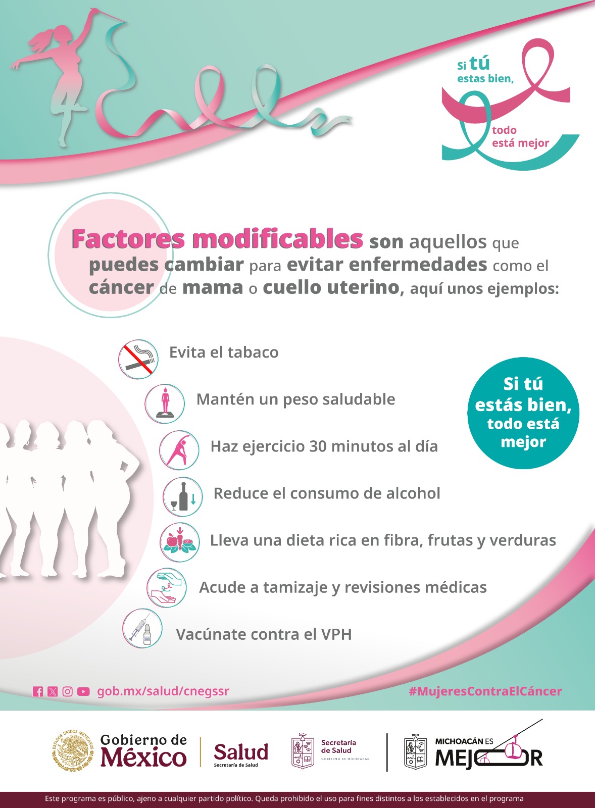Adoptar estilos de vida saludables reduce el riesgo de cáncer de mama: SSM