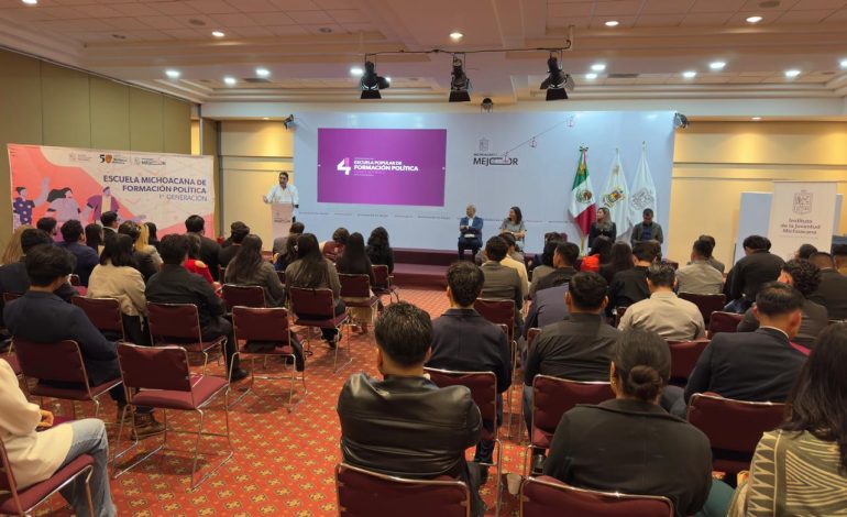 Michoacán, ejemplo nacional en escuela de formación política: Ijumich