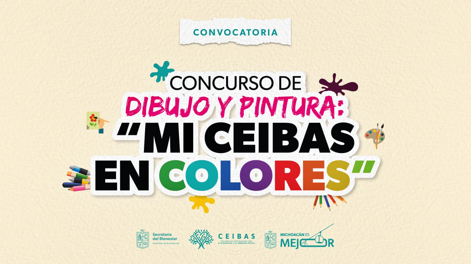 Sedebi convoca a la niñez a crear imagen oficial de los Centros para el Bienestar