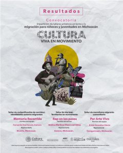 Anuncia Secum ganadores de la convocatoria “Cultura Viva en Movimiento”